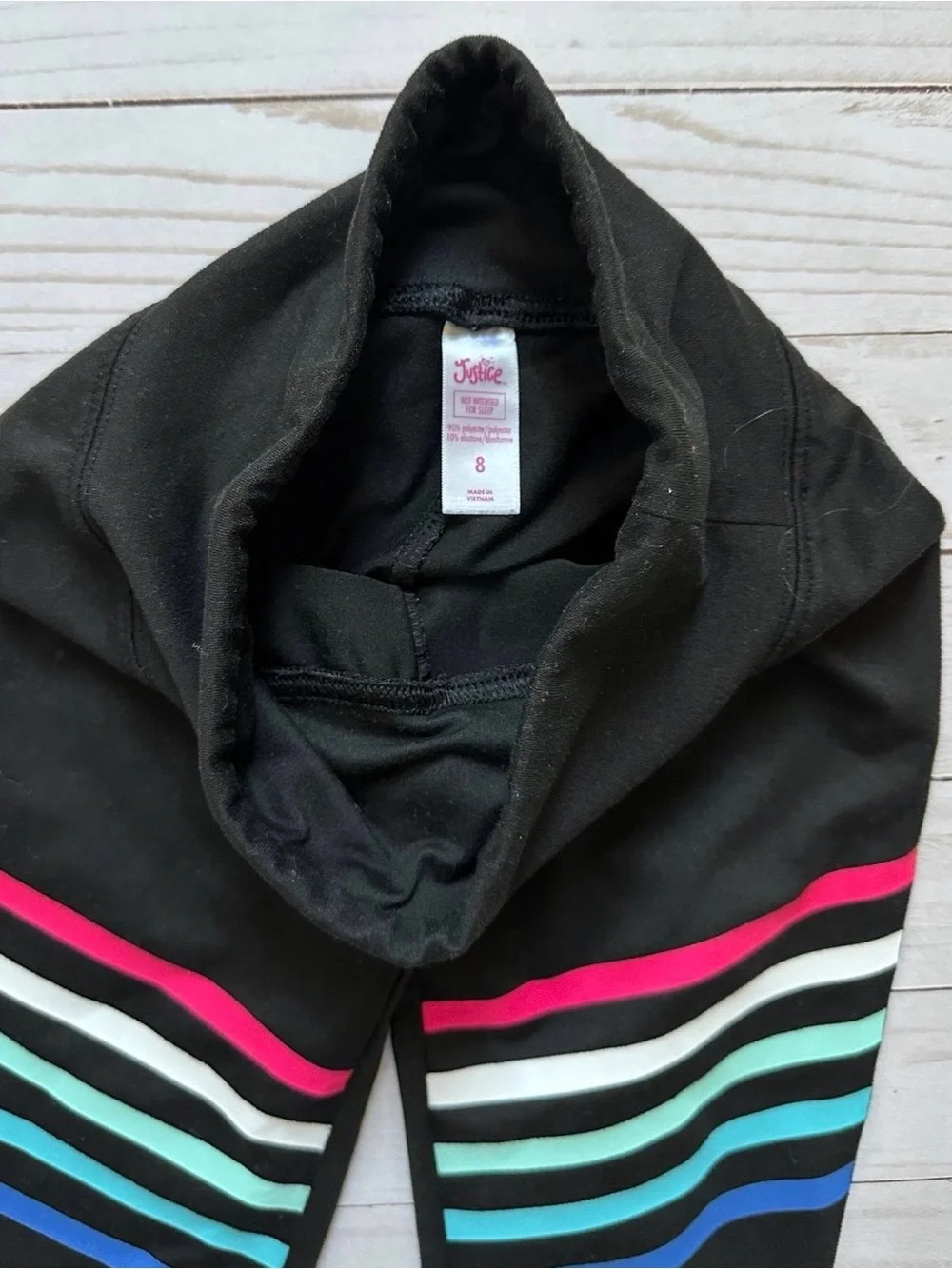 Girls Justice Leggings (size 8)